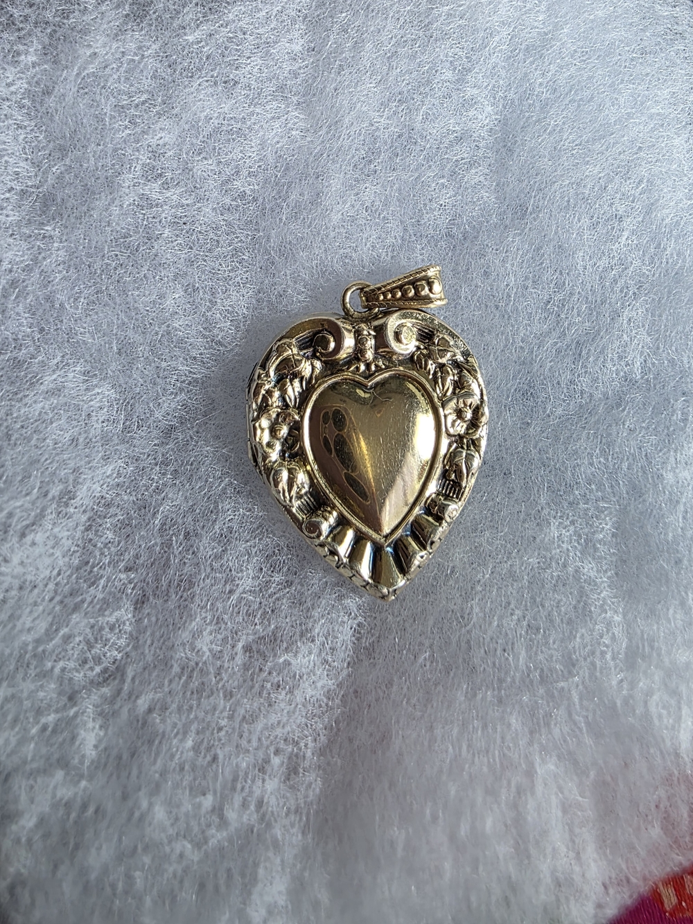 Exquisite Heirloom 14K Gold Overlay Krementz Chain & Ornate Victorian Repoussé H - Picture 8 of 9